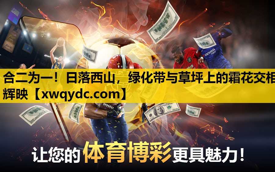 合二为一!日落西山,绿化带与草坪上的霜花交相辉映 合二为一!日落西山,绿化带与草坪上的霜花交相辉映